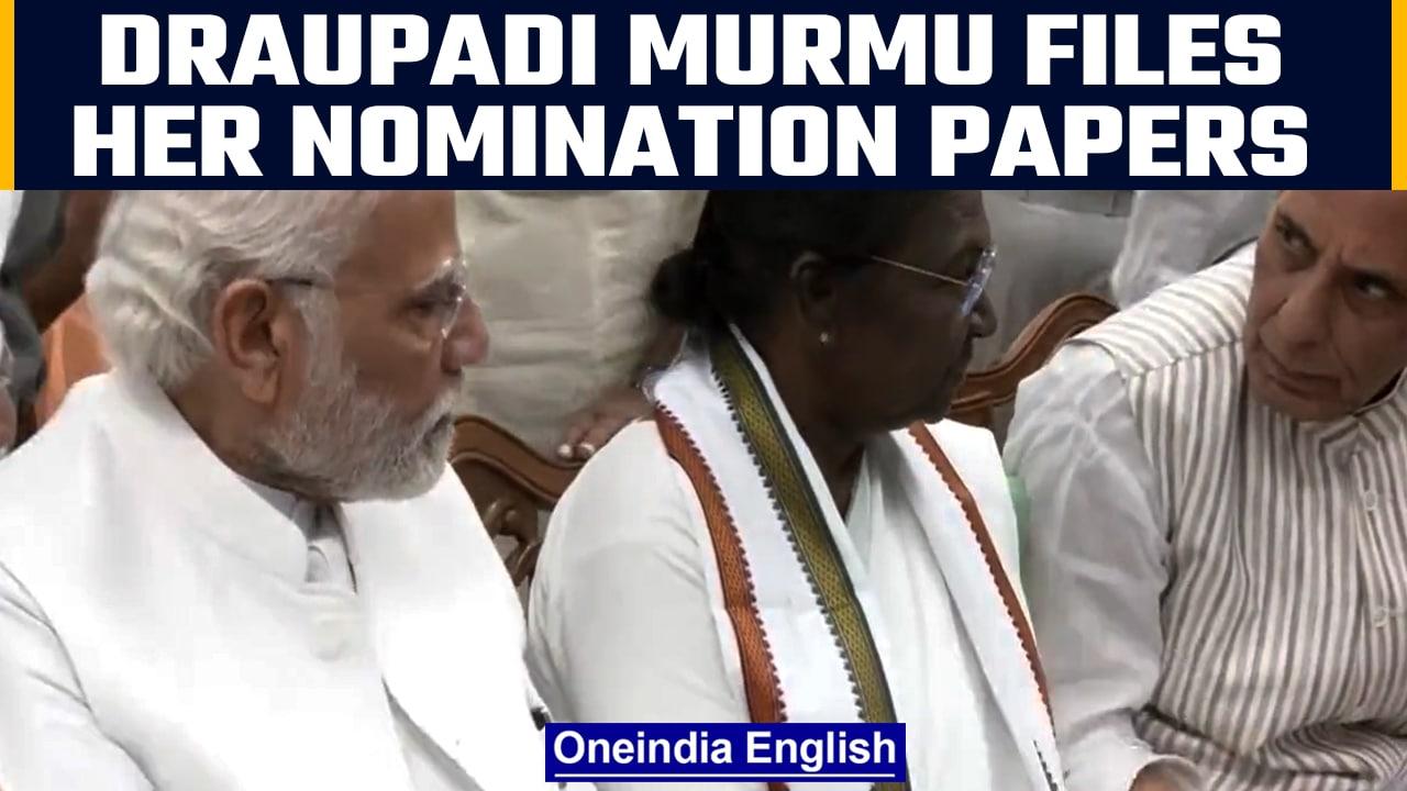 Draupadi Murmu files her nomination for Presidential election 2022 | Oneindia news *Polictics