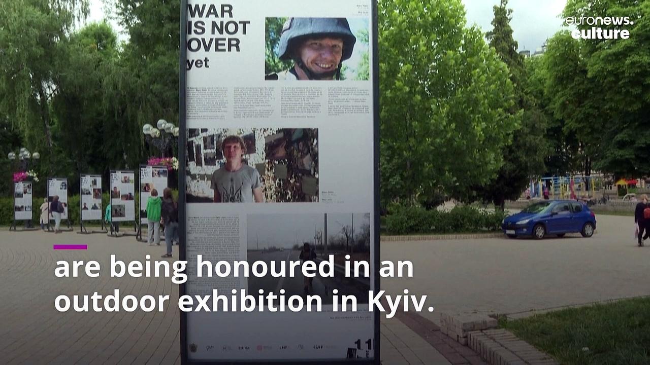'The War Is Not Over Yet': Kyiv exhibition tells the stories of journalists killed in war