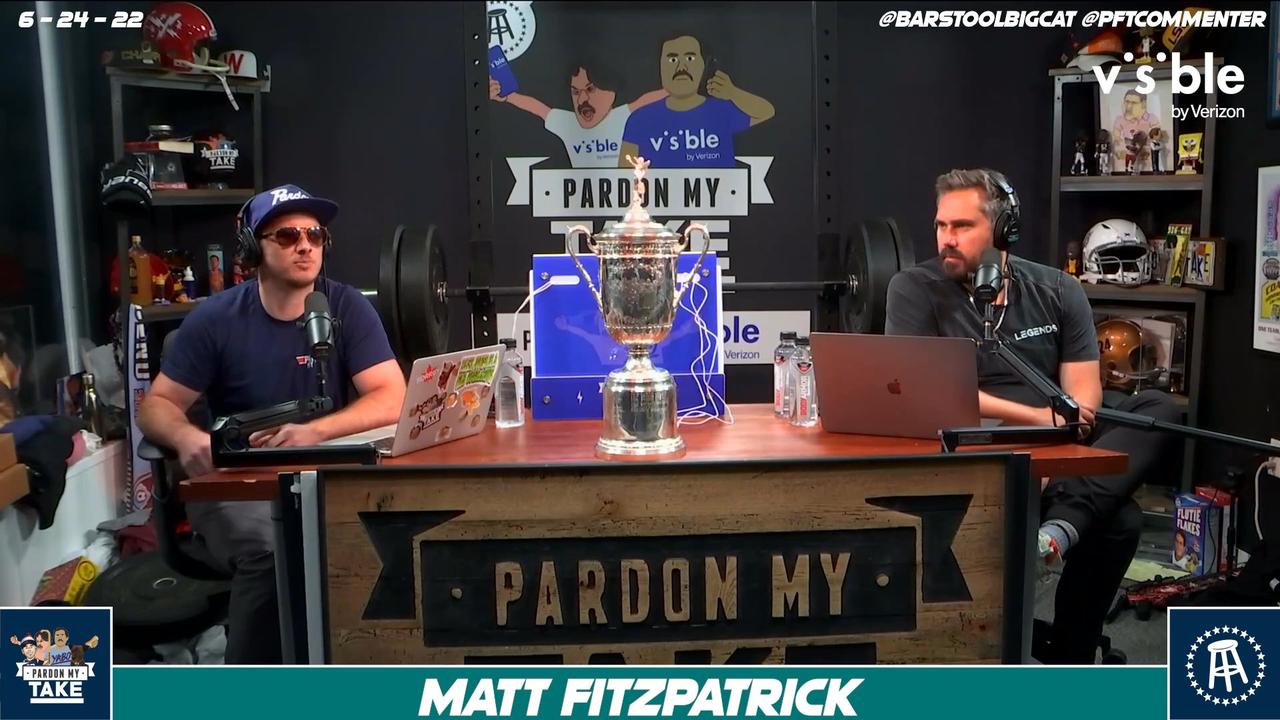 FULL VIDEO EPISODE: US Open Champ Matthew Fitzpatrick, NBA Draft And Mt Rushmore With Joey And Pat From Out And About