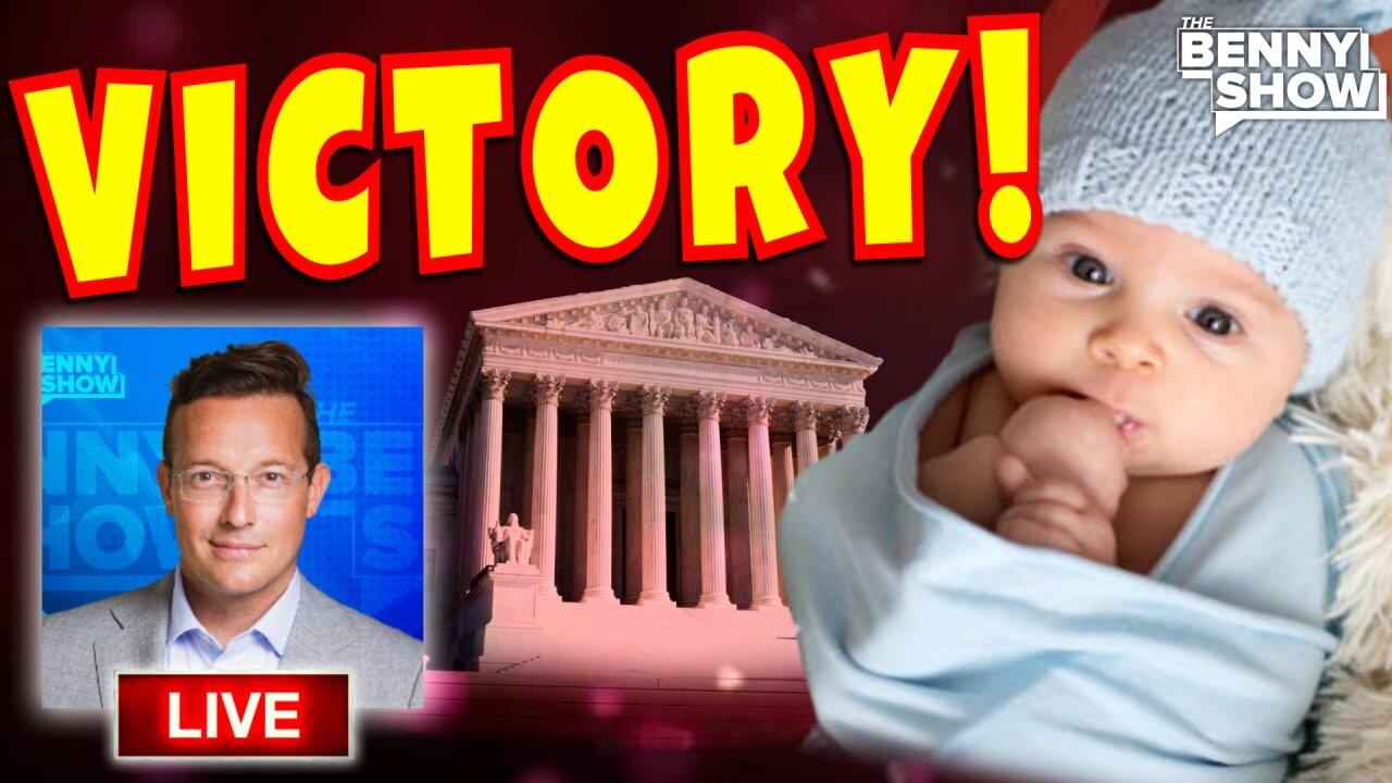 BREAKING: Supreme Court STRIKES DOWN Roe v. Wade -- VICTORY! Watch LIVE reaction OUTSIDE the COURT