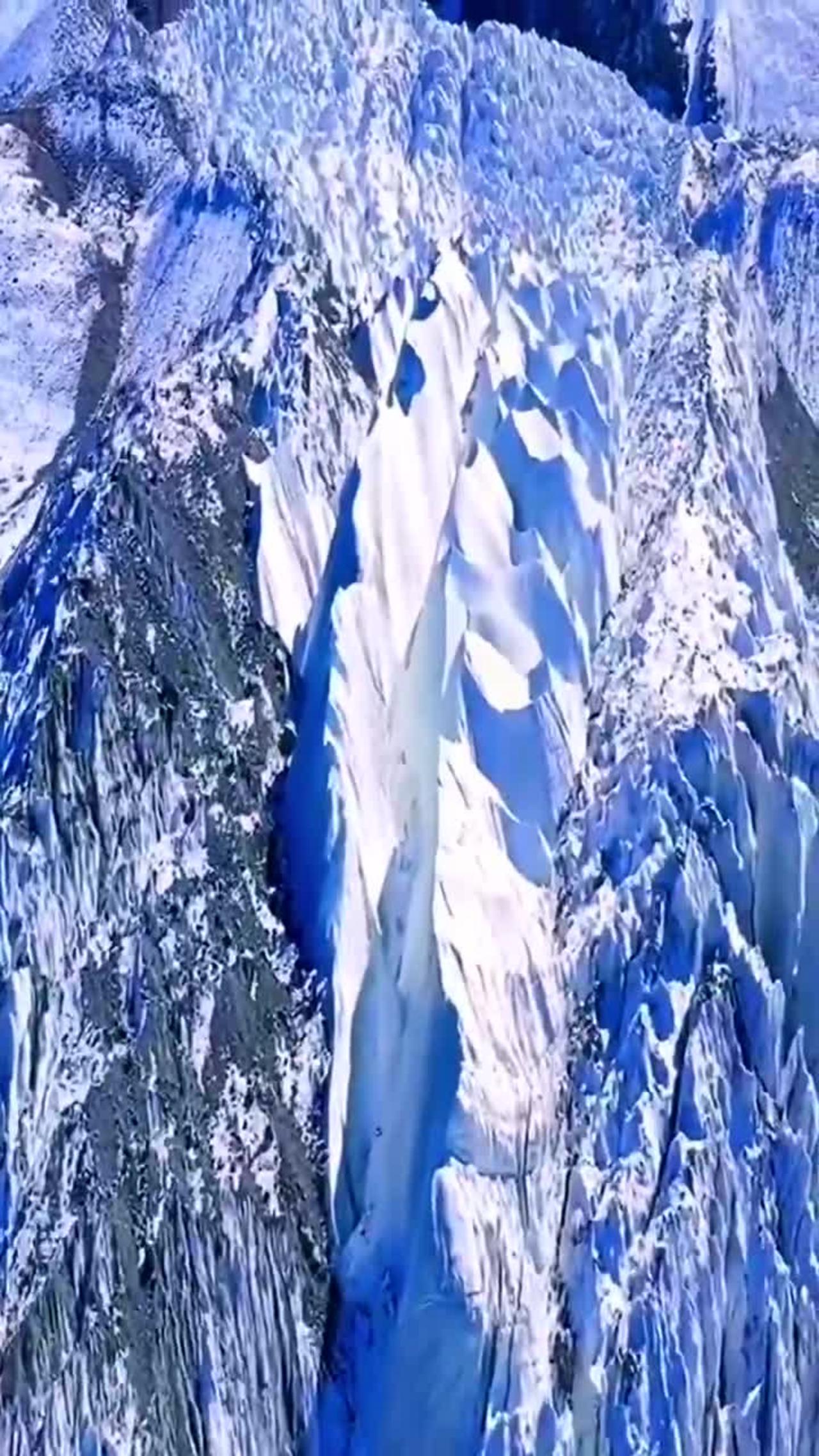 The most beautiful snow mountain