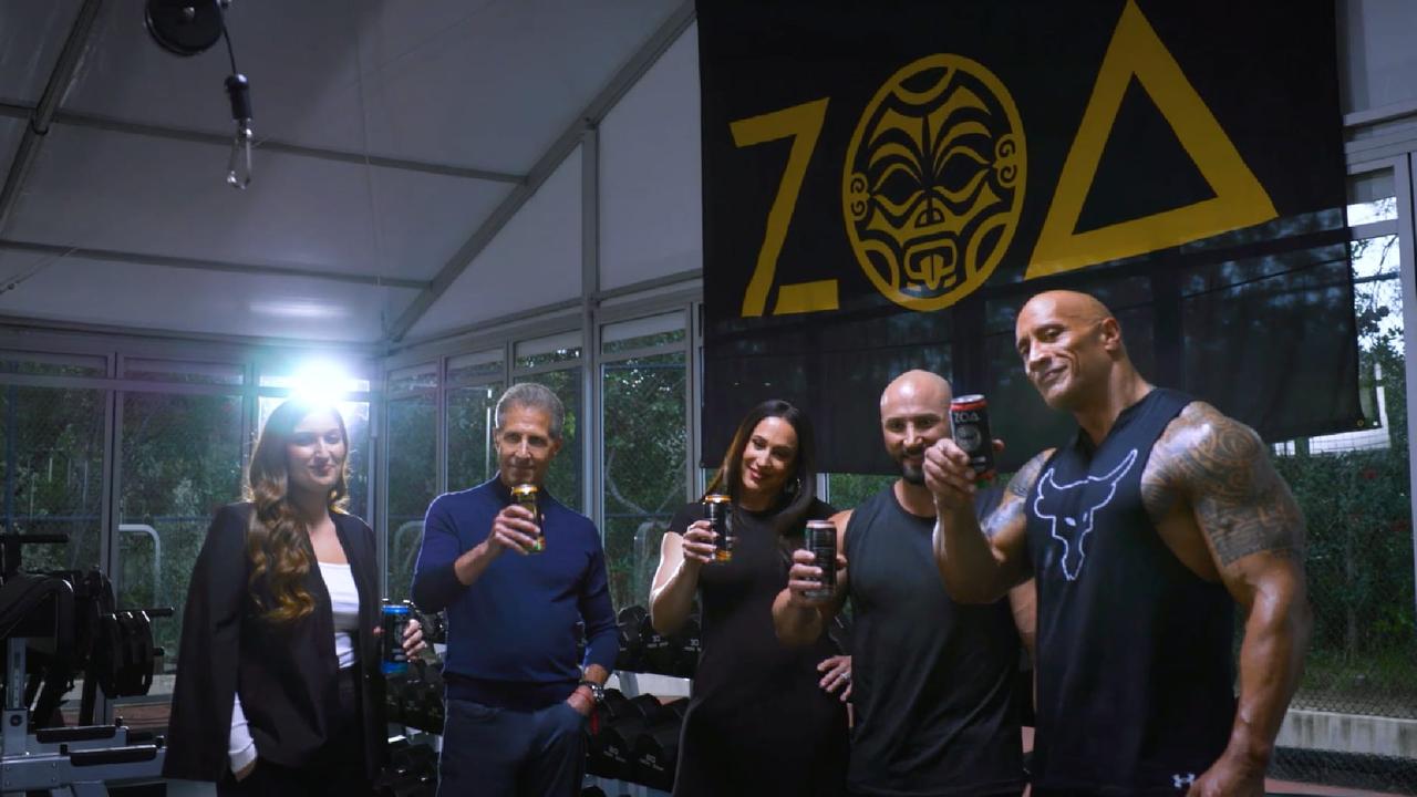 Dwayne Johnson, Dany Garcia, Dave Rienzi and John Shulman Unveil ZOA Energy Drink