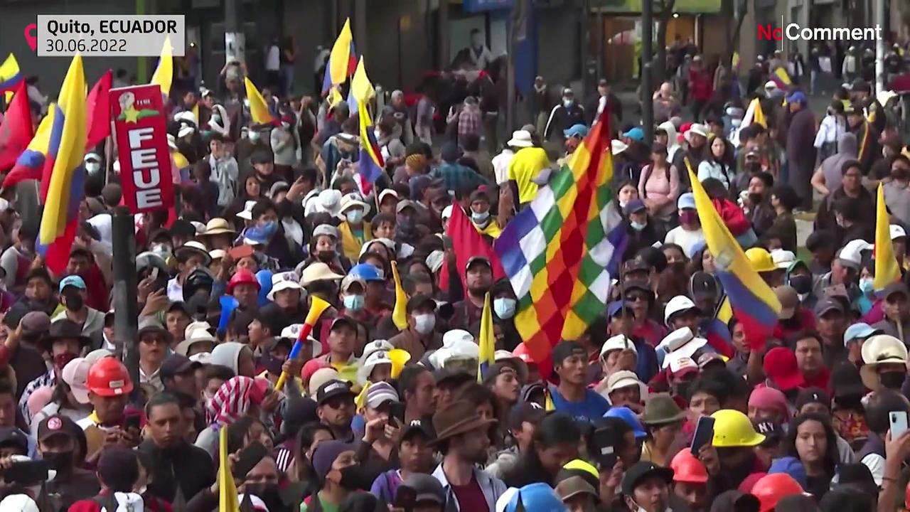 Ecuadorian Indigenous people celebrate deal to cut fuel prices
