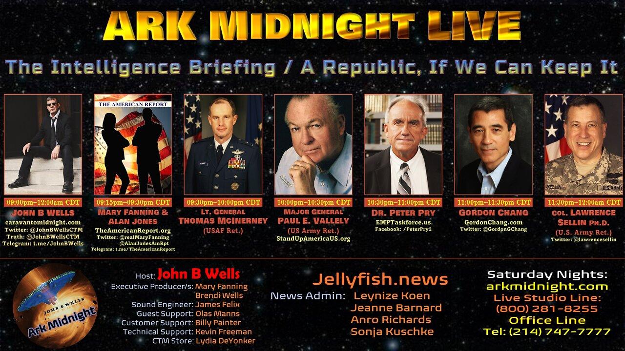 The Intelligence Briefing / A Republic, If We Can Keep It - John B Wells LIVE
