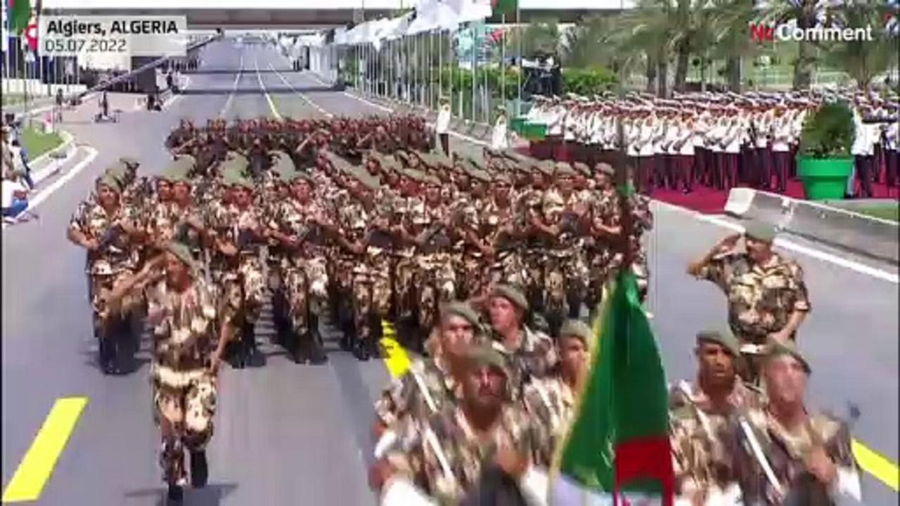 Algeria : the parade to commemorate the 60th independence’s anniversary