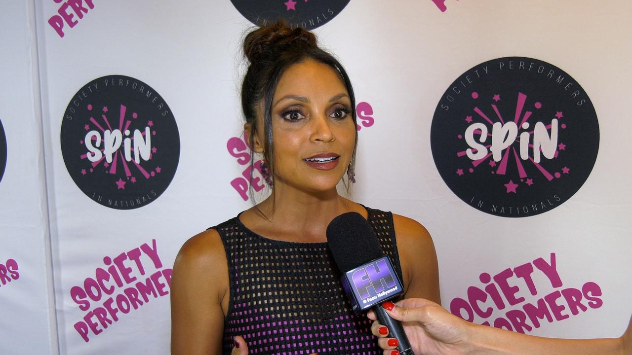Danielle Nicolet Interview 'SPiN 2022 Nationals Celebrity Awards Night Gala' Red Carpet in Los Angeles