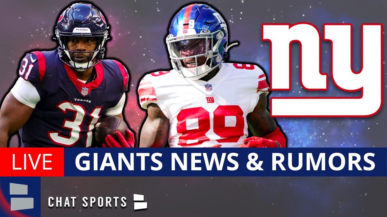 NY Giants Rumors & News: Sign David Johnson? + ESPN Ranks Giants 26th BEST Roster In The NFL | LIVE