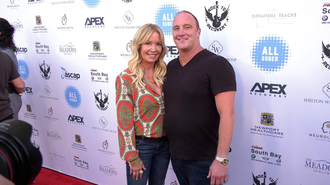 Jeanie Buss and Jay Mohr 'Rock to Recovery 5 Benefit Concert' Red Carpet in Los Angeles