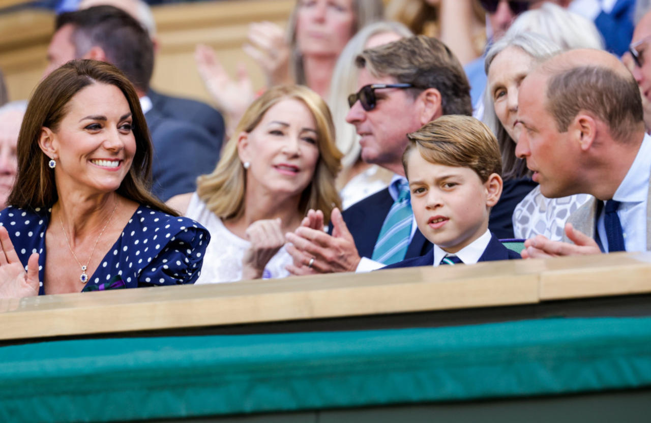 Prince George makes his Wimbledon debut during men's final