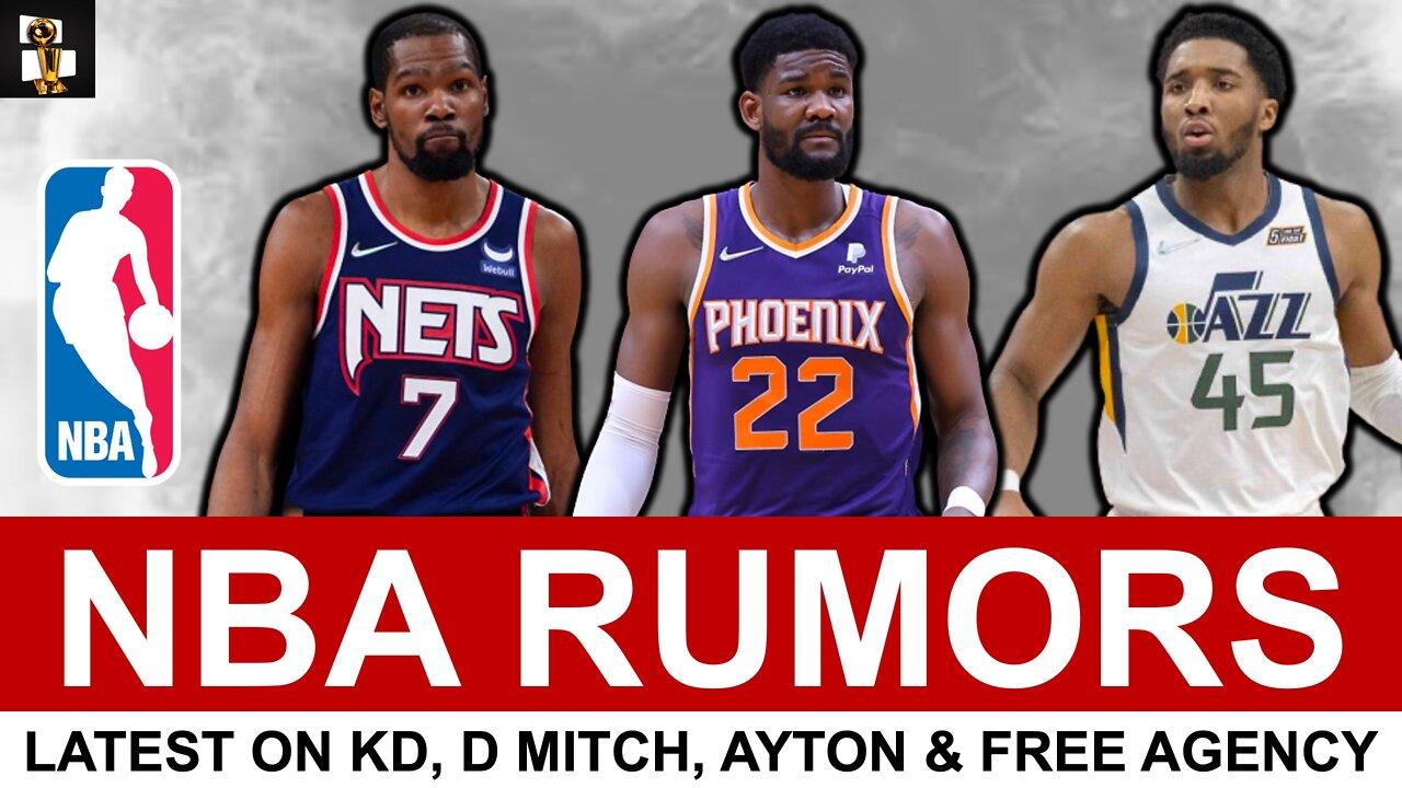 NBA Rumors LIVE: Latest On Kevin Durant, Donovan Mitchell & Deandre Ayton