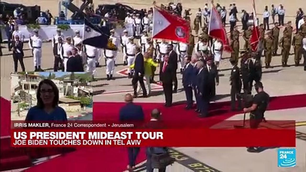 Biden lands in Israel on first Middle East tour as US president