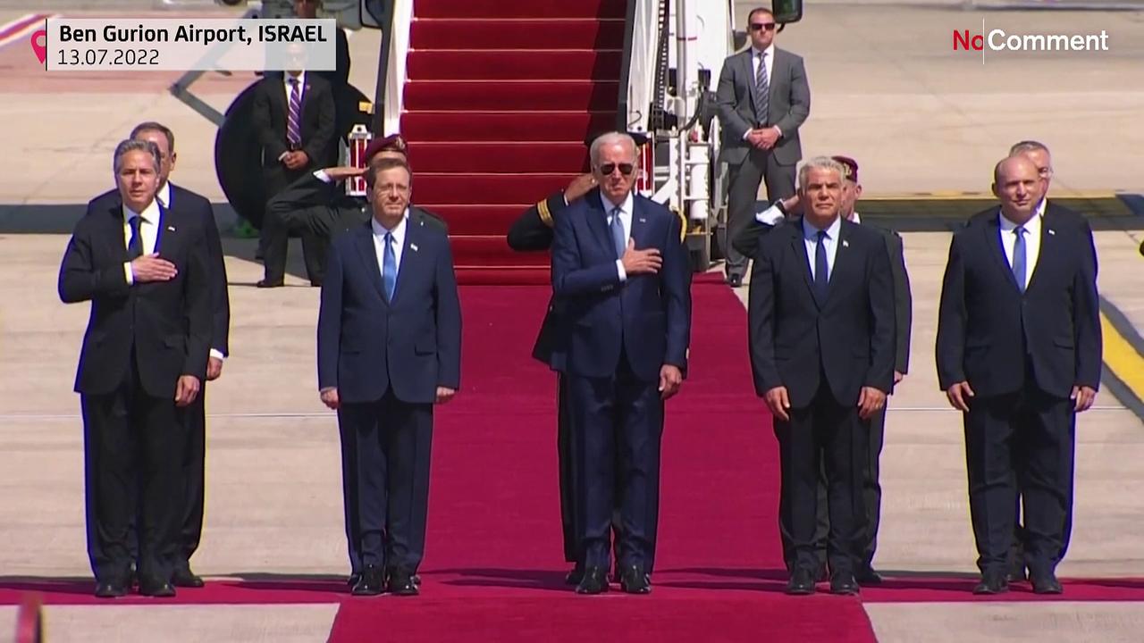 Biden opens 1st Mideast trip as president in Israel