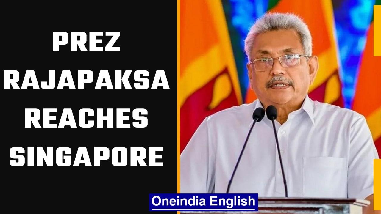 Sri Lanka Crisis:President Gotabaya Rajapaksa reaches Singapore from the Maldives|Oneindia News*News