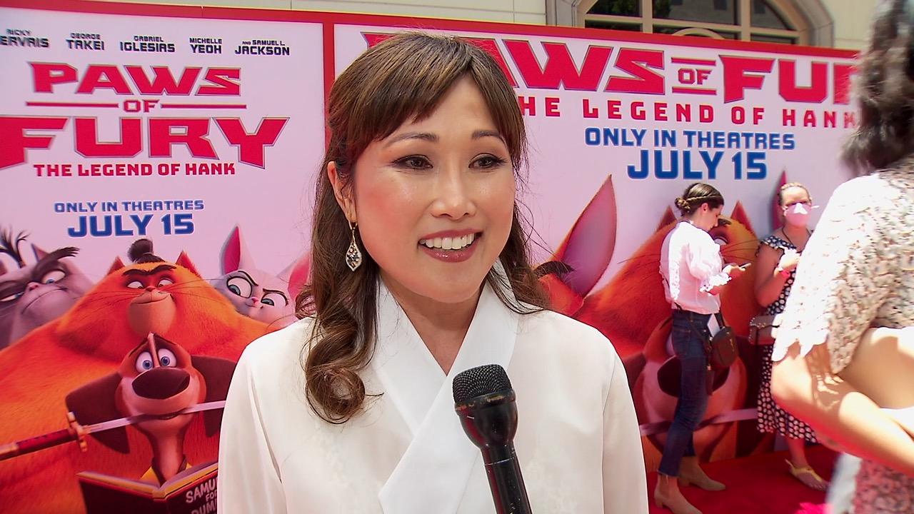 Cathay Shim 'Paws of Fury: The Legend of Hank' Family Day Premiere