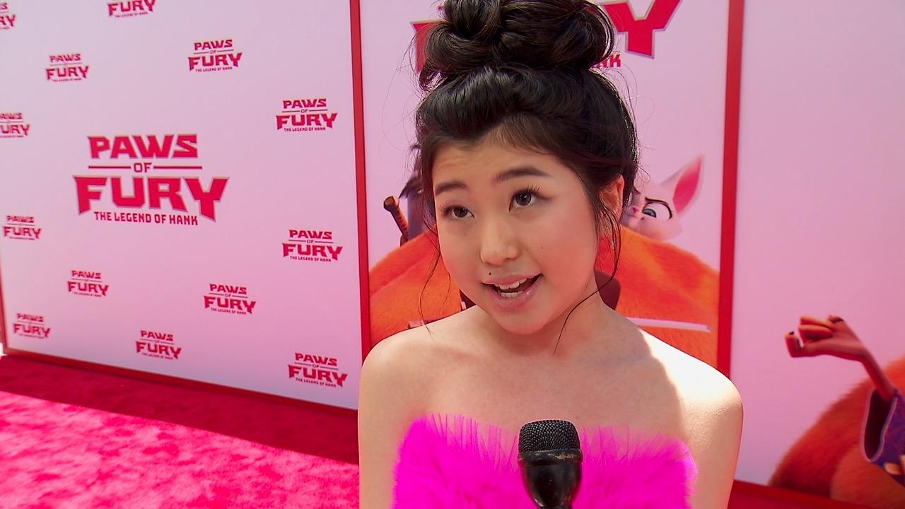 Kylie Kuioka 'Paws of Fury: The Legend of Hank' Family Day Premiere