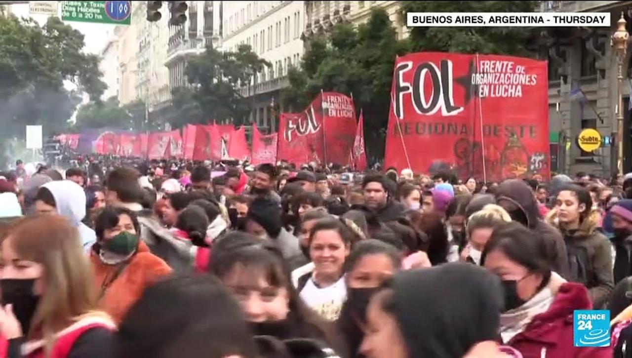 Thousands protest against government in inflation-ravaged Argentina