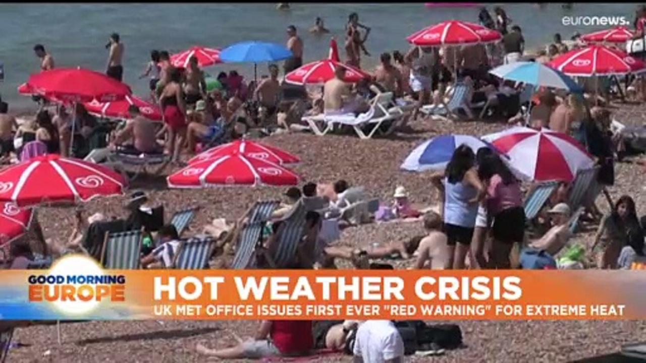Heatwave red alert as temperatures soar to extreme highs across Europe