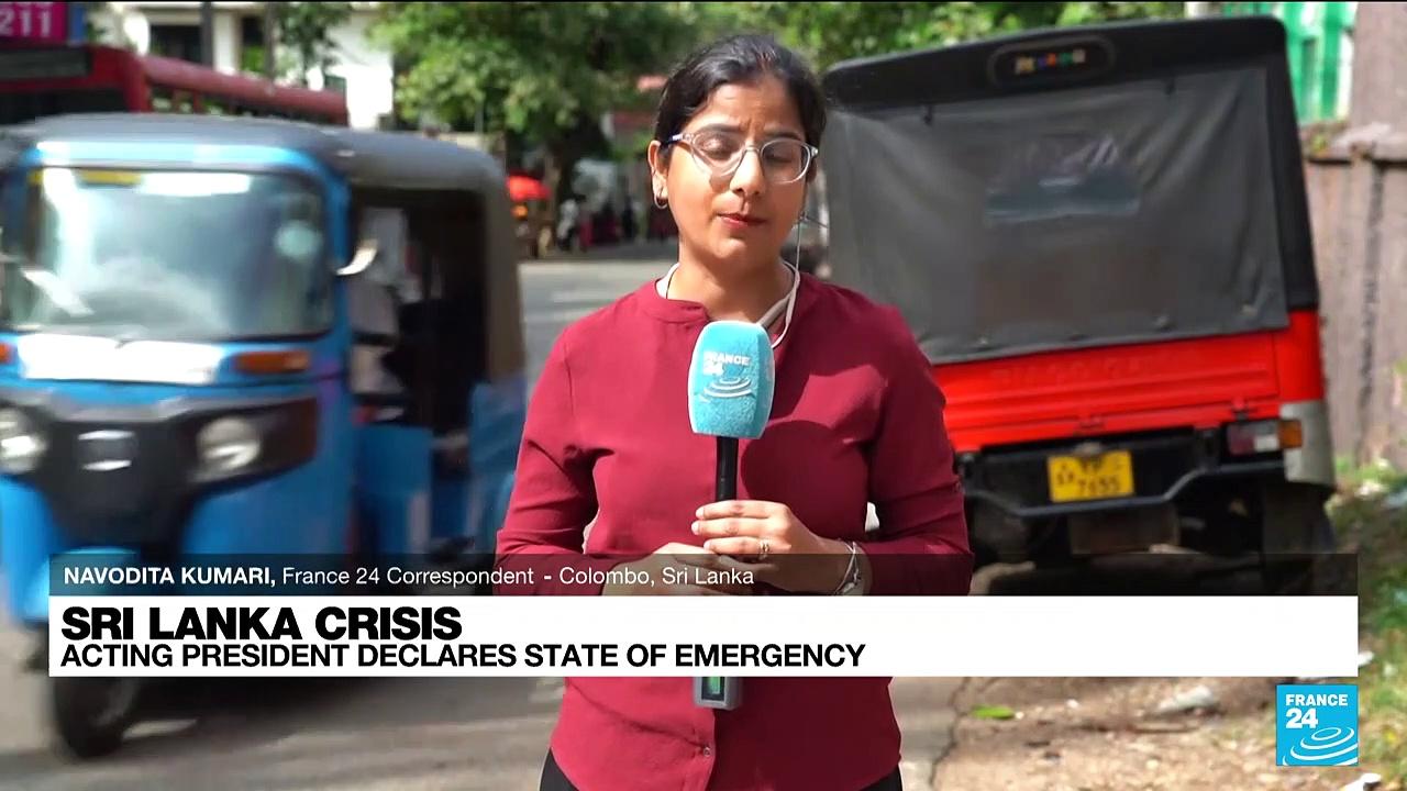 Sri Lanka acting president declares emergency amid social unrest