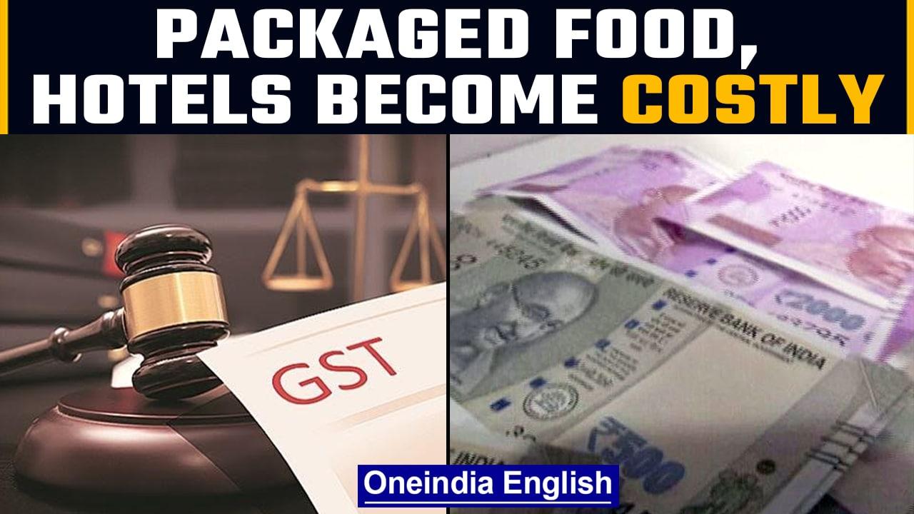 Revised GST rates kick-in from today | List of items that will become costly | Oneindia news *News