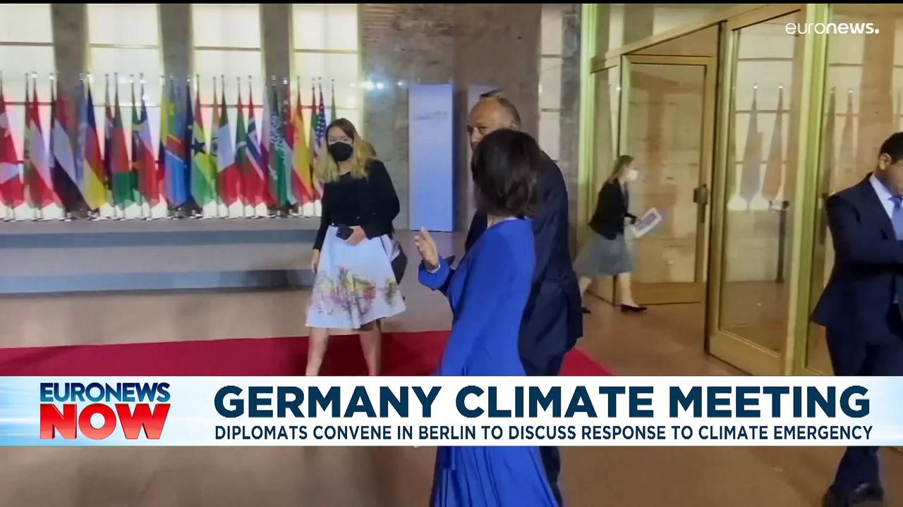 40 countries meet in Berlin to address climate change as Europe is 'burning' in the heat