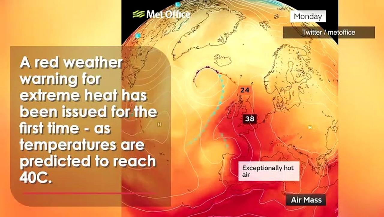 Record-breaking heatwave causes major travel disruption