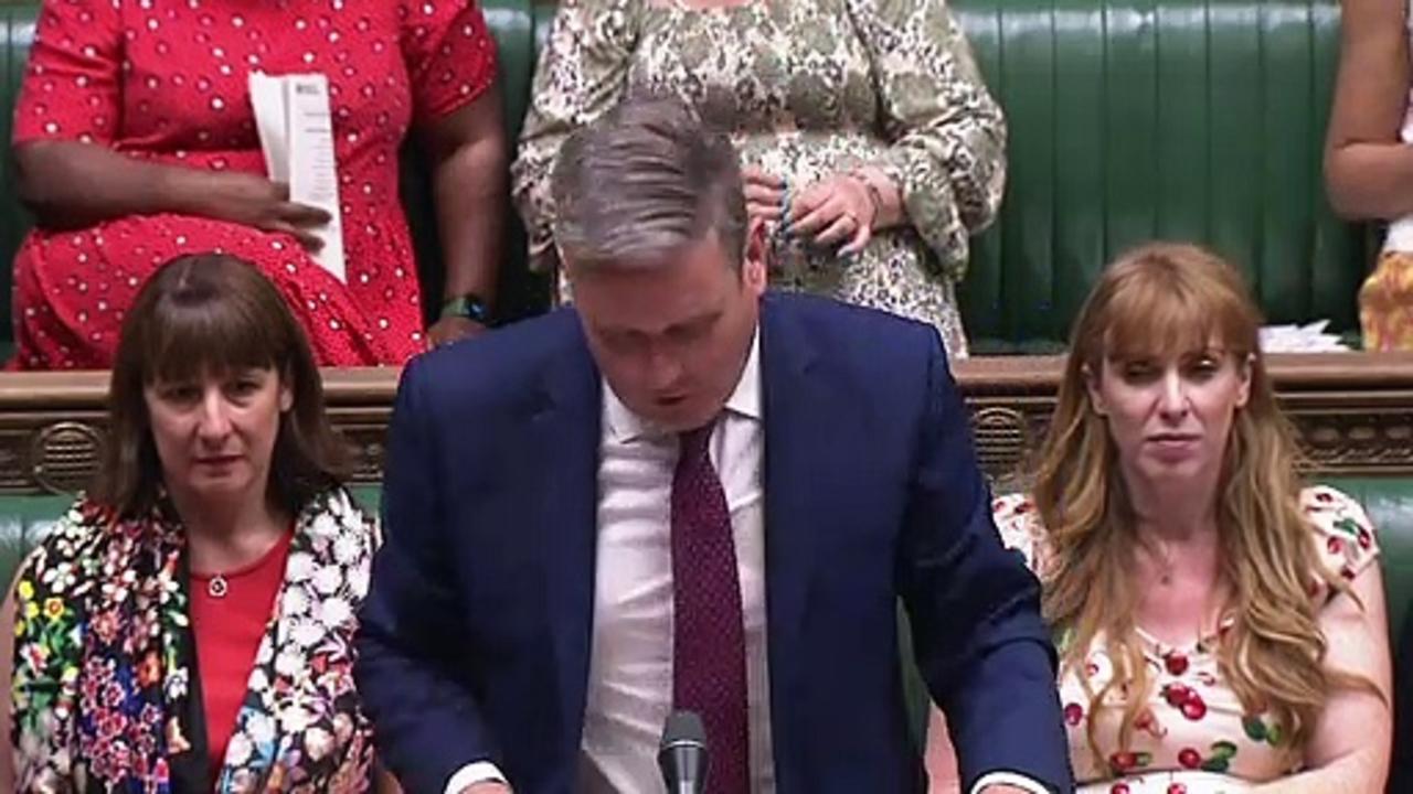 Starmer: Tory MPs let PM remain vengeful squatter in No 10