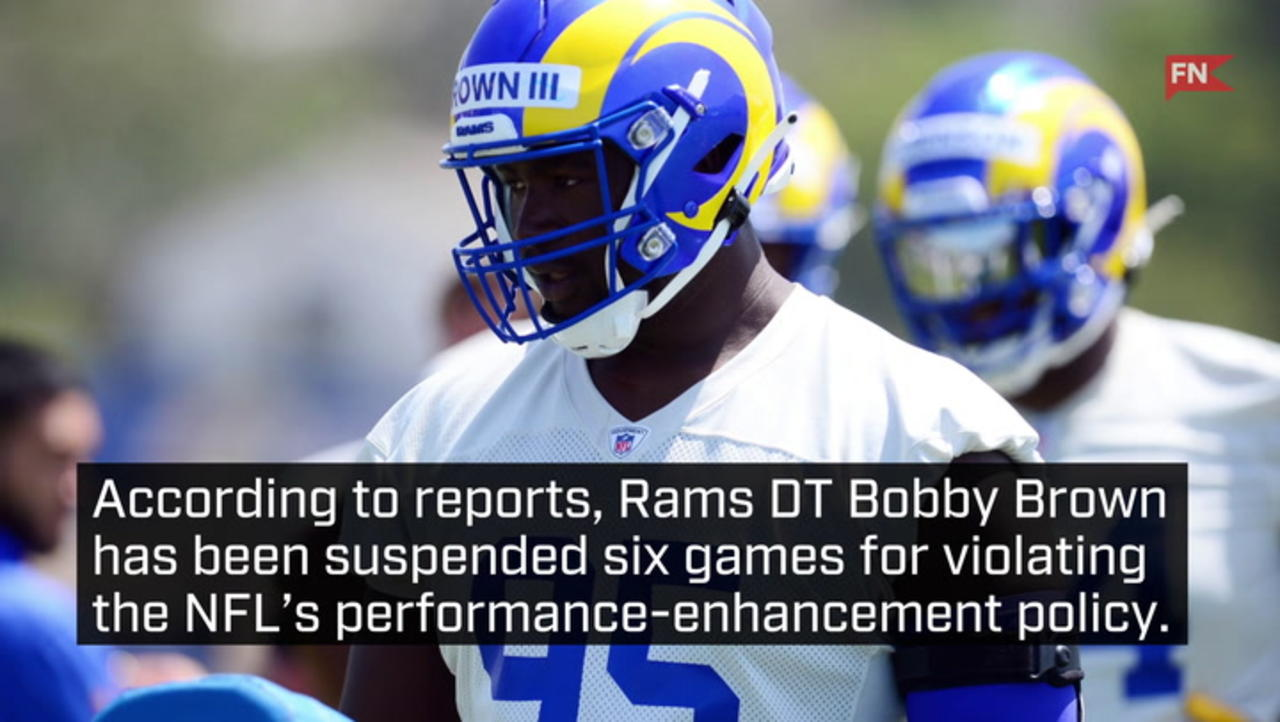 Rams DT Bobby Brown Suspended for Six Games, per Reports