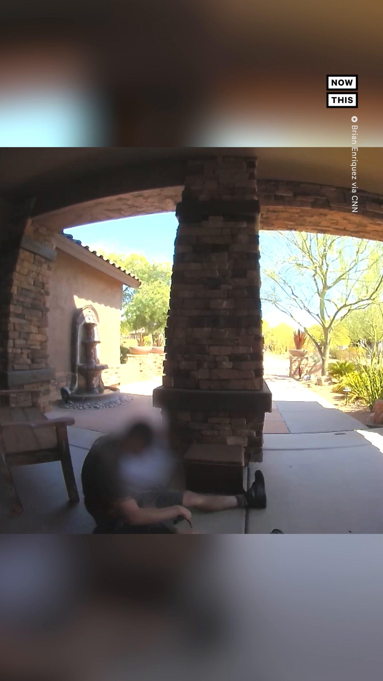Doorbell Cam Captures UPS Driver Collapsing Due to Extreme Heat