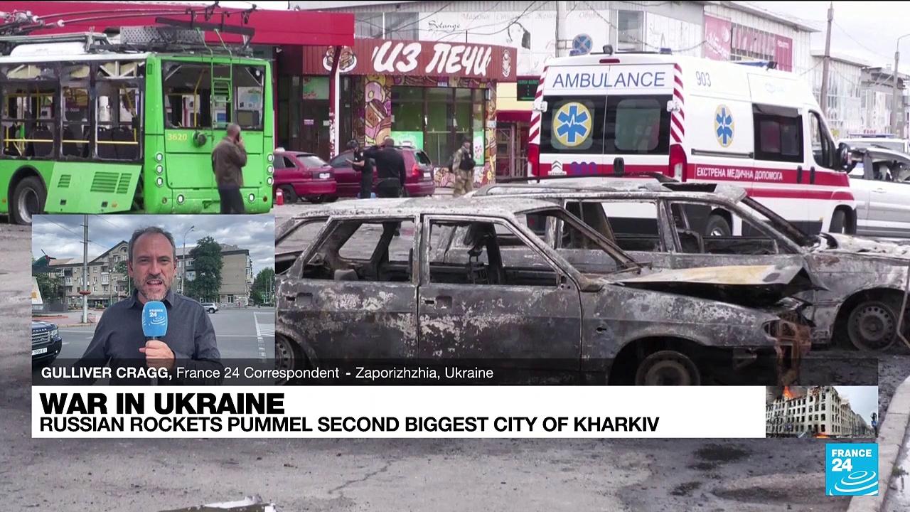 Two killed, at least 21 wounded in Russian shelling of Ukrainian city of Kharkiv