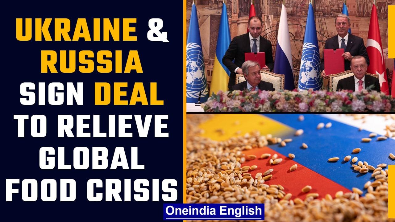Russia & Ukraine sign grain deal with UN & Turkey to avert food crisis | Oneindia News*International