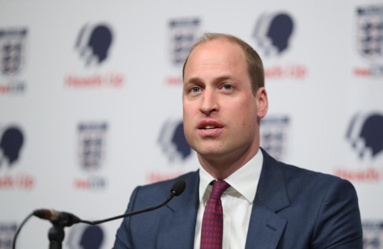 Prince William and David Beckham congratulate the England Lionesses on their latest win