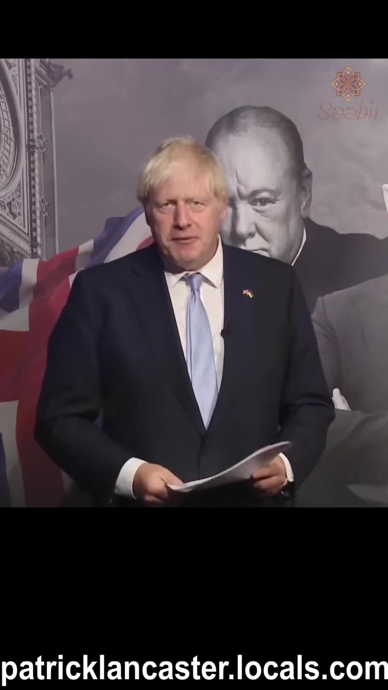 Some "Fun" : Boris Johnson speech comparing Mr Zelensky to Churchill...
