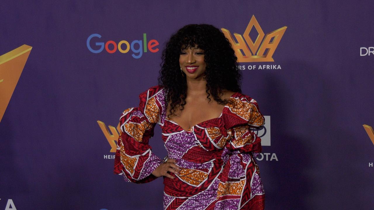 Monique Coleman 'Heirs Of Afrika 5th Annual International Women of Power Awards Luncheon' Red Carpet Fashion