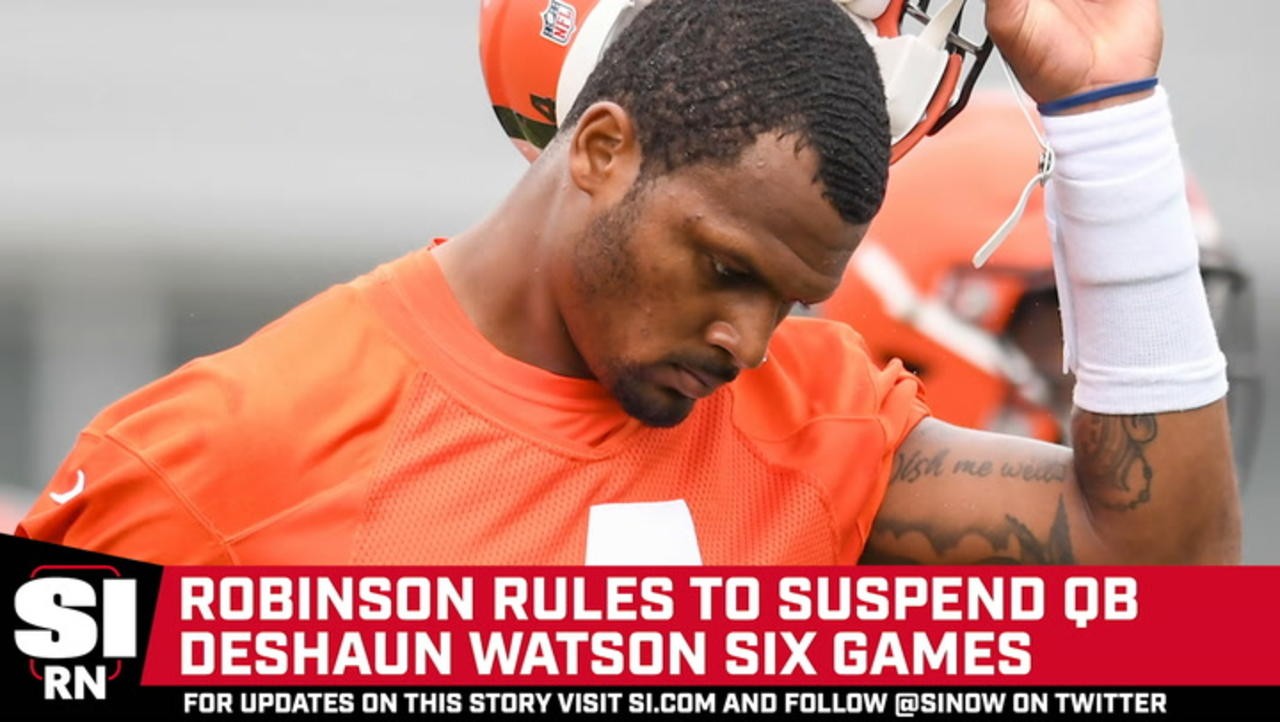 Judge Rules to Suspend Deshaun Watson Six Games