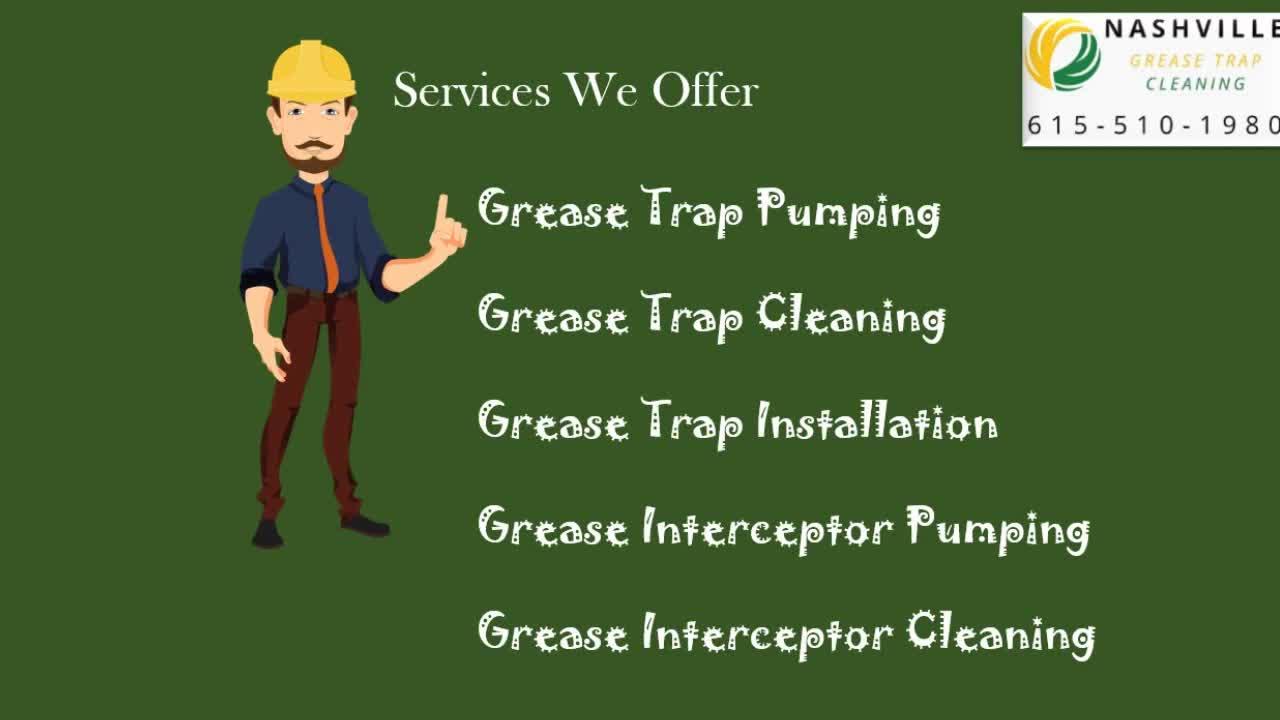 Nashville Grease Trap Cleaning |  615-510-1980