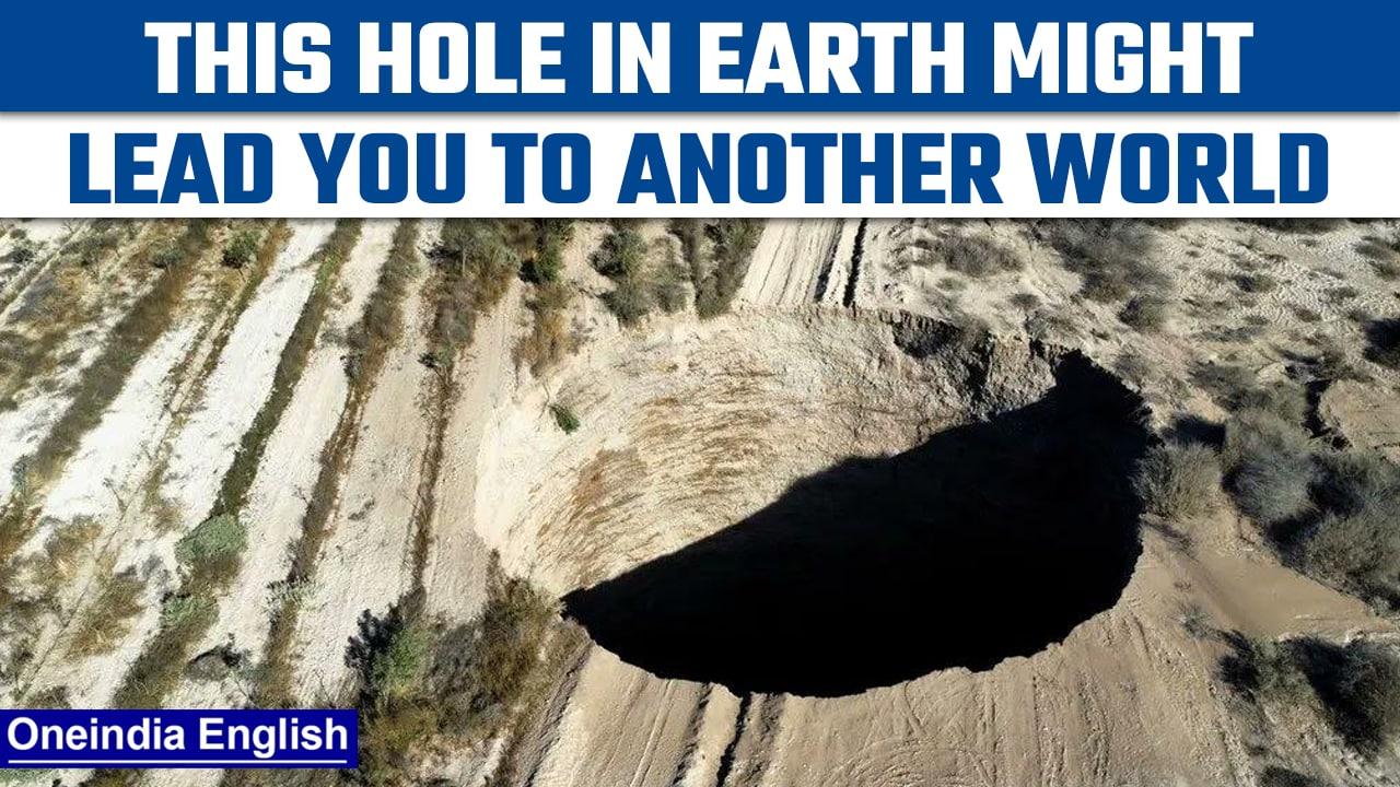 Massive Sink-Whole appears out of nowhere in Chile, still increasing in size| Oneindia News *News