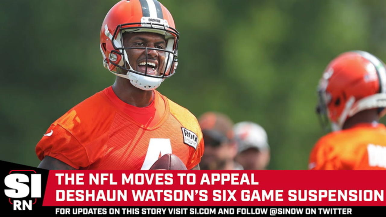 NFL Moves to Appeal Deshaun Watson's Six-Game Suspension