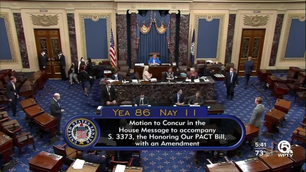 Senate passes burn pit legislation
