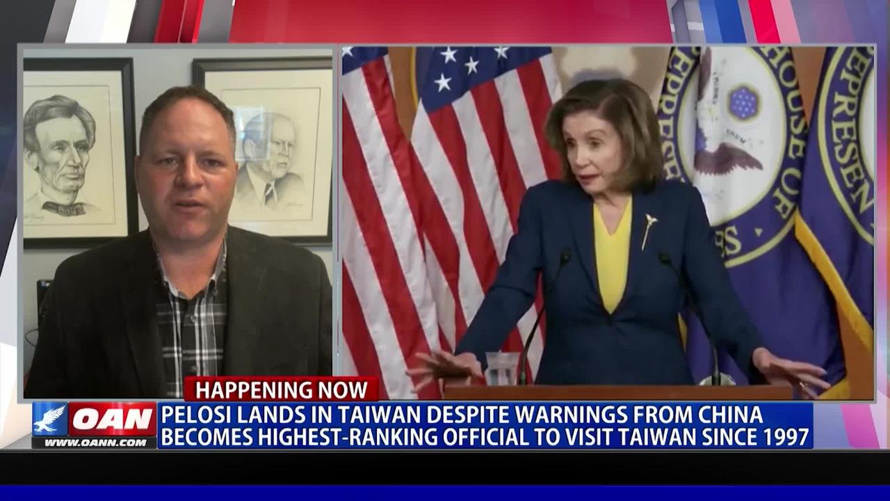 Pelosi lands in Taiwan despite warnings from China