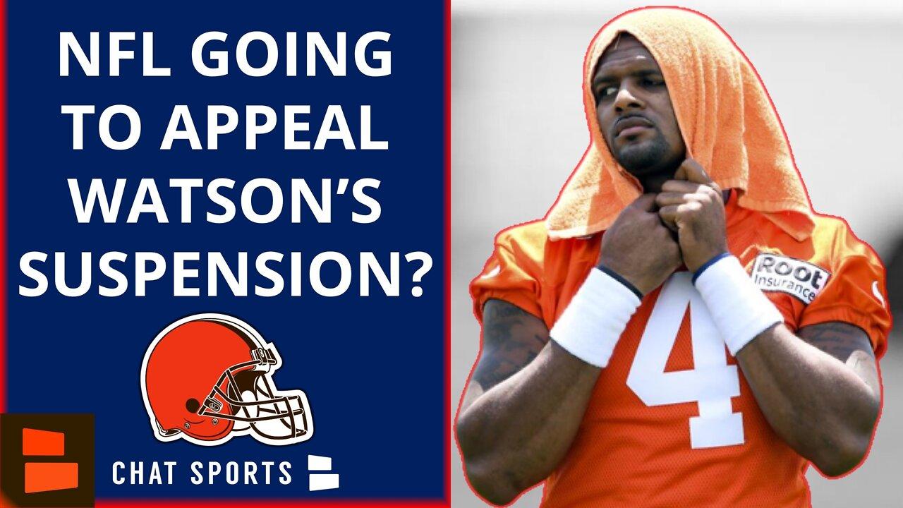 Why The NFL WILL NOT Appeal Deshaun Watson's Suspension