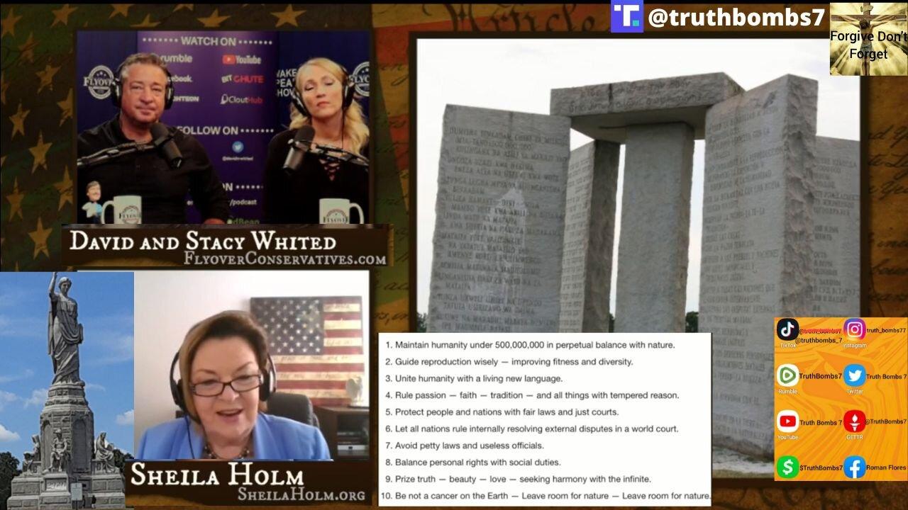 8/3/2022 Georgia Guidestones Expert Discusses Lucifer’s Monument vs God’s Monument with Sheila Holm