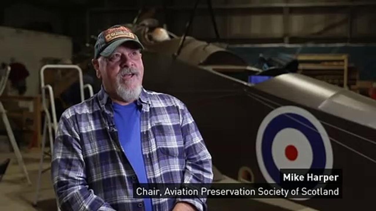 Retired men battle loneliness building replica WWI planes