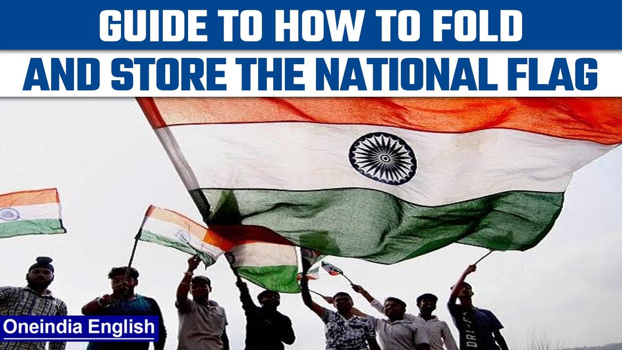 Har Ghar Tiranga: How to properly fold and store the national flag of India | Oneindia News *News