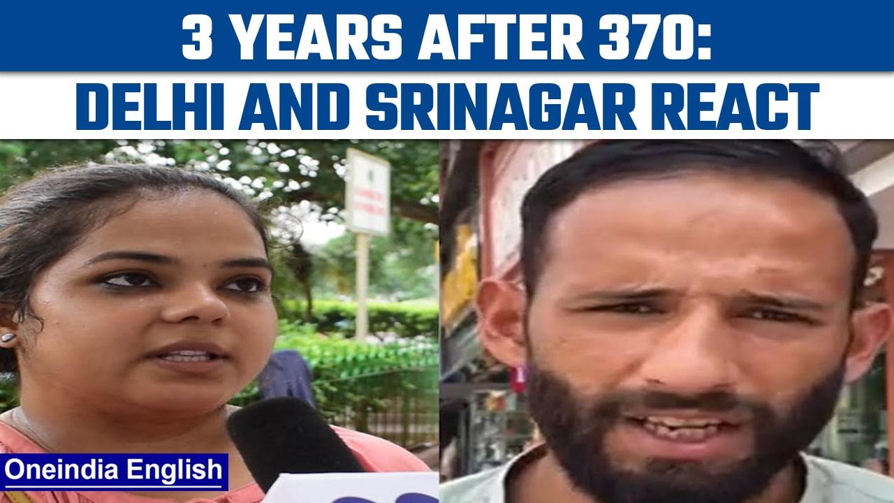 3 years after 370: People in Delhi and Srinagar Speak | OneIndia News *voxpop