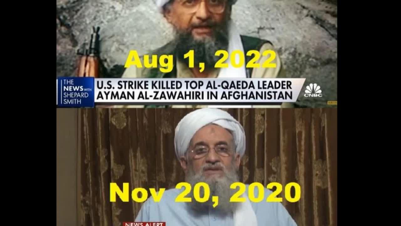 Ayman Al-Zawahiri was so evil that he died twice