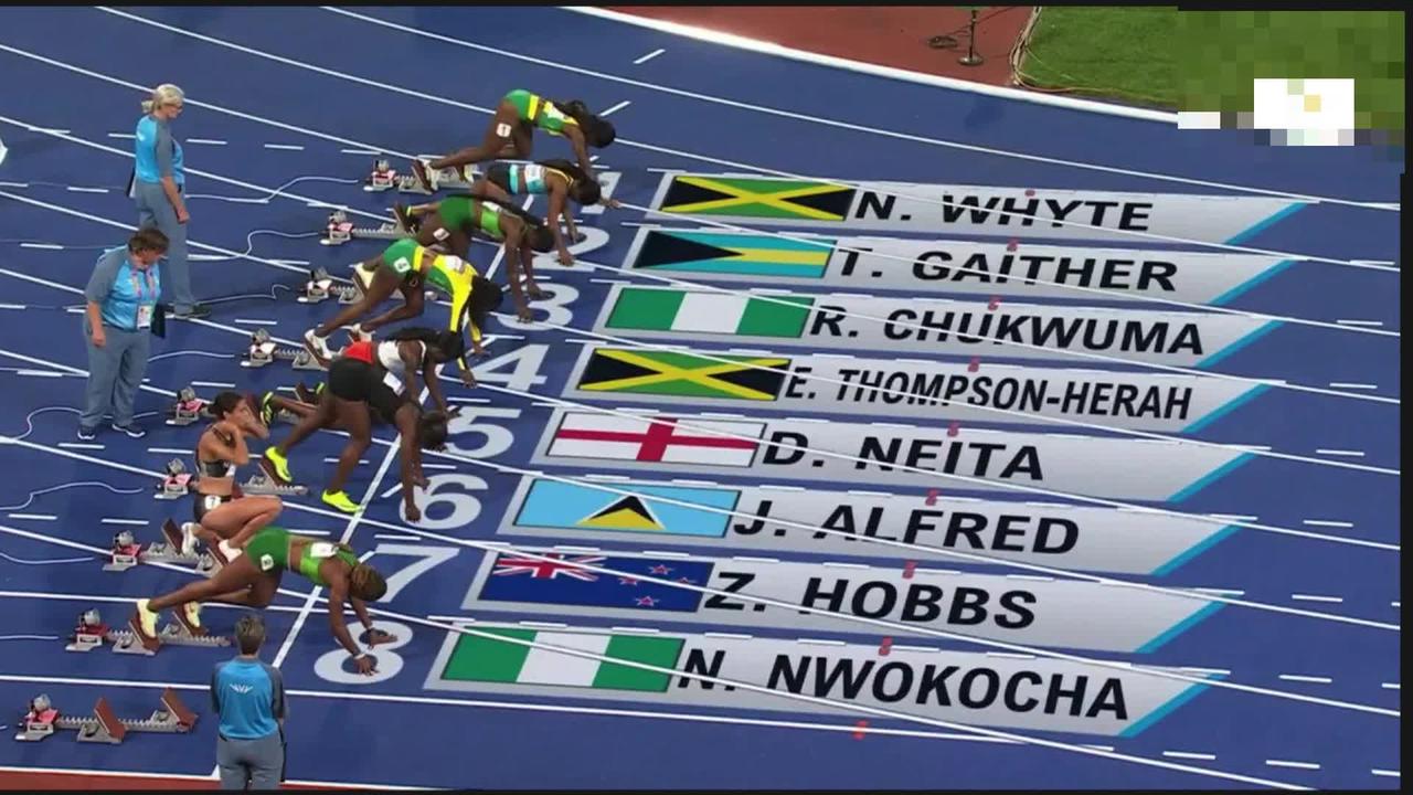 Elaine Thompson-Herah won the Gold in the 100m at commonwealth 2022