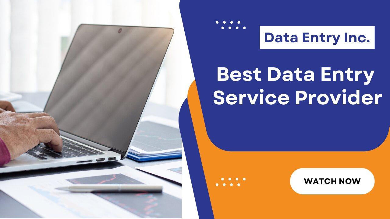 Top Data Entry Outsourcing Services Provider Company in India