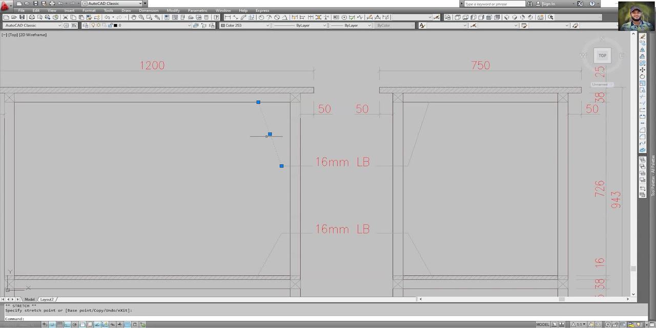 How to make a Metal frame table using AutoCAD