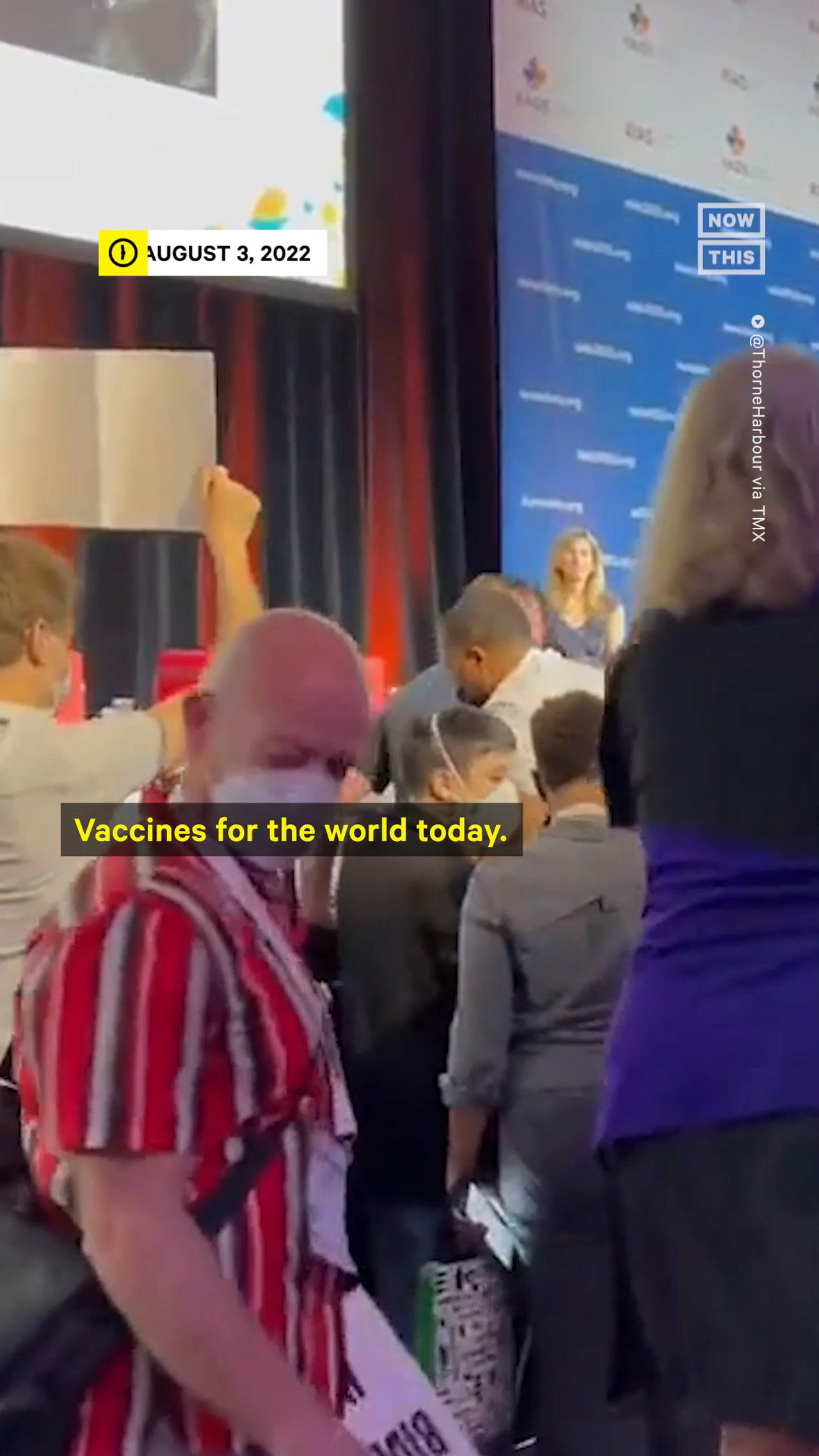 Protesters Storm AIDS Conference Demanding Global Access to Monkeypox Vaccine