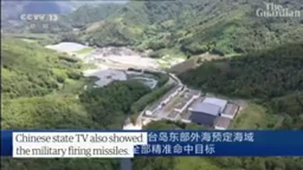 China launches missiles into Taiwan strait after Pelosi visit